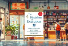 مراجعة شاملة لكتاب "The 4 Disciplines of Execution" للمؤلفين كريس مكشيسني، شون كوفي، وجيم هولنج – اكتشاف الأدوات لتحقيق الأهداف بالطريقة الصحيحة