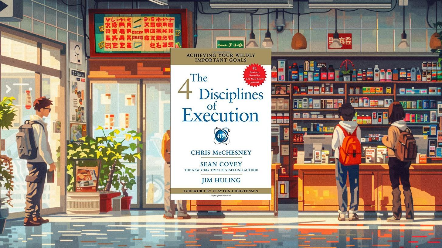 مراجعة شاملة لكتاب "The 4 Disciplines of Execution" للمؤلفين كريس مكشيسني، شون كوفي، وجيم هولنج – اكتشاف الأدوات لتحقيق الأهداف بالطريقة الصحيحة