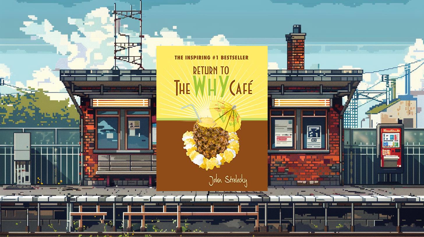 مراجعة شاملة لكتاب "The Why Café" لجون بي ستريليكي – اكتشاف الرؤى والدروس الرئيسية حول معنى الحياة