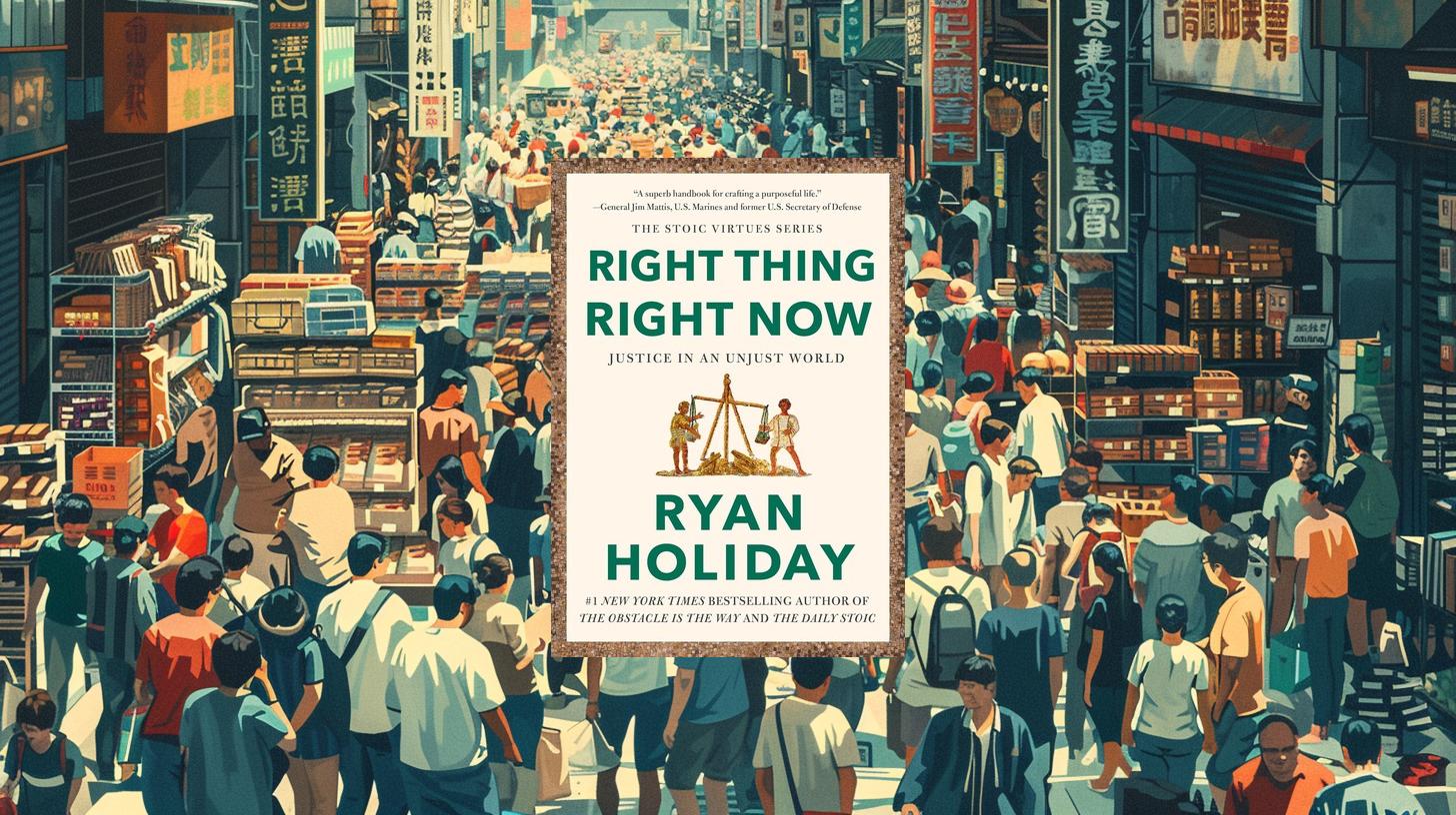 مراجعة شاملة لكتاب "Right Thing, Right Now" للمؤلف رايان هوليداي – اكتشاف الرؤى والدروس الرئيسية