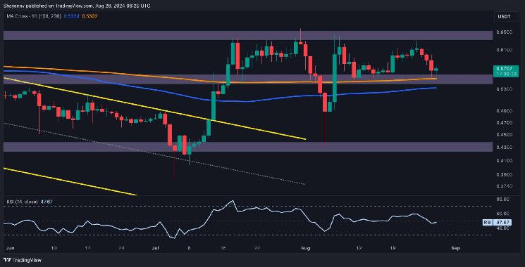 تحليل سعر الريبل: هل ستصمد مستوى الدعم عند $0.55 بعد رفض XRP عند $0.6؟ اقرأ لتحليل الخبراء!