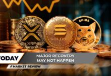 XRP على وشك الانفجار: ماذا يحدث؟ سولانا (SOL) عند دعم رئيسي، أداء شيبا إينو (SHIB) الضعيف يستمر