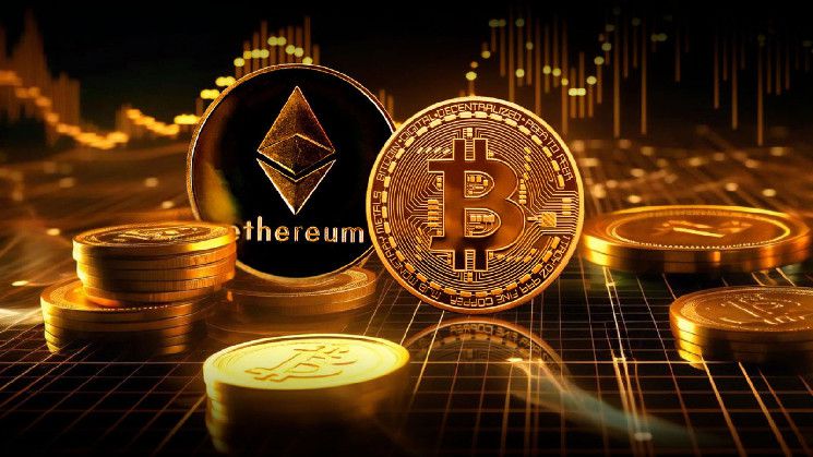 انهيار إيثريوم (ETH) إلى ما دون المستوى الرئيسي أمام بيتكوين (BTC)