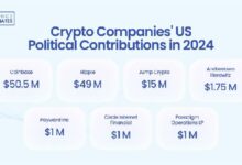 "تبرعات سياسية بقيمة 100 مليون دولار من كوينباس وريبل: هل ستؤثر على الانتخابات الأمريكية؟ اكتشف الآن!"