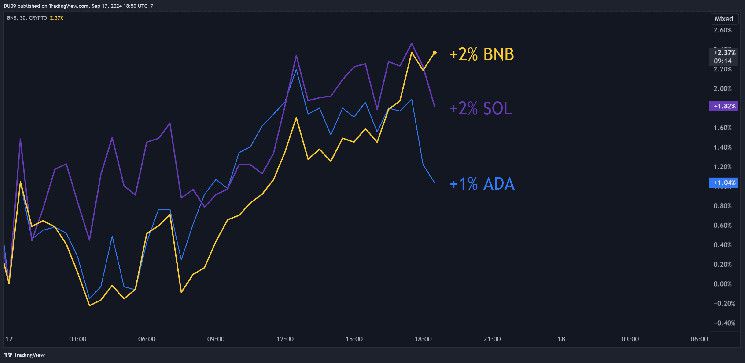 توقعات أسعار BNB، SOL، و ADA ليوم 17 سبتمبر