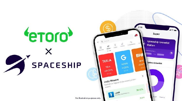 استحواذ eToro على تطبيق Spaceship الاستثماري الأسترالي مقابل 55 مليون دولار