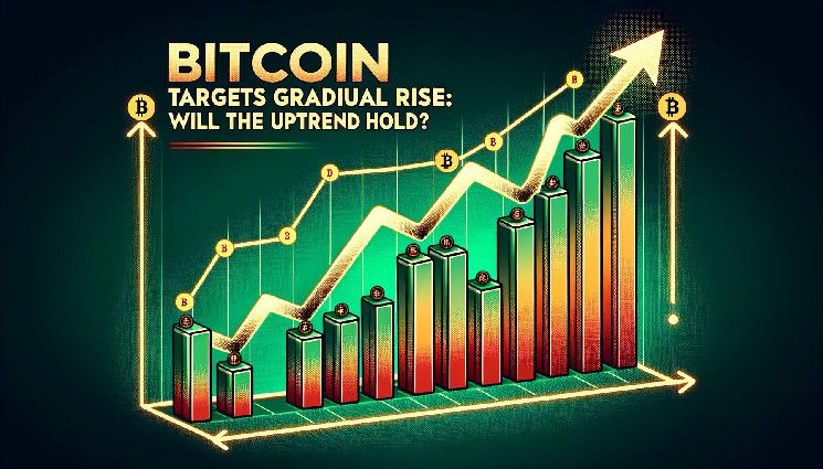 سعر البيتكوين يستهدف الارتفاع التدريجي: هل سيستمر الاتجاه الصاعد؟ اكتشف الآن!