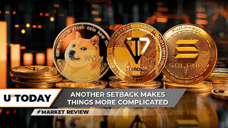 هبوط دوجكوين (DOGE) بنسبة 18%، اكتشف قوة تونكوين (TON) الحقيقية، وصلانة (SOL) ترتد من دعمين حاسمين