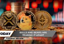 بعد حركة سعر XRP: هل يحدث شيء غير متوقع؟ هل وصلت دوجكوين (DOGE) لأعلى مستوى؟ هل بلغت إيثريوم (ETH) أدنى سعر؟ حركة سعر غير اعتيادية تنتظرك!