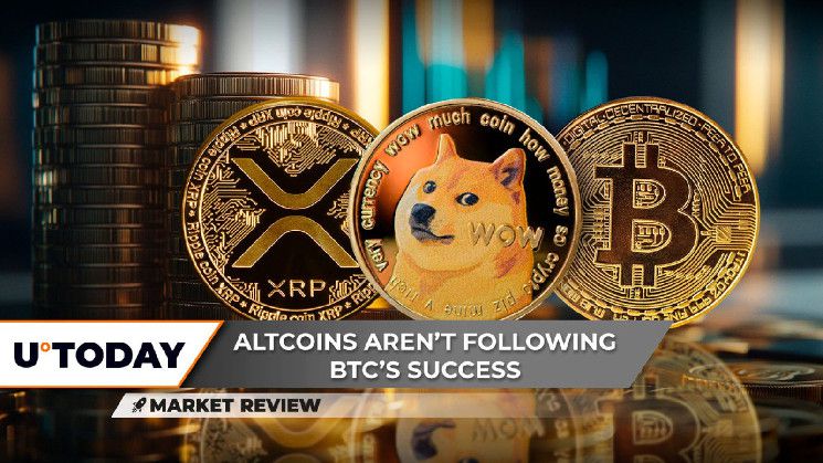 ريبل (XRP) تواجه مقاومة عند $0.60 - دوجكوين (DOGE) على وشك تحقيق اختراق حاسم - بيتكوين (BTC) تكسر اتجاه الهبوط لـ220 يومًا: اكتشف الآن!