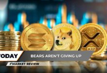 انفجار دوجكوين (DOGE) بقيمة 1.2 مليار دولار يتلاشى، قفزة سعرية بنسبة 50% في XRP هدف جديد ضخم، التقاطع الفني لسولانا (SOL) قادم