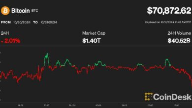 هبوط إيثر بنسبة 5.8% يقود خسائر العملات الرقمية الكبرى، مع تراجع بيتكوين دون 71 ألف دولار - اكتشف المزيد الآن!