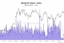 بيتكوين تقترب من أعلى مستوياتها التاريخية بينما تتراجع التدفقات اليومية لمكاتب OTC إلى أدنى مستوياتها السنوية: اكتشف المزيد مع CryptoQuant