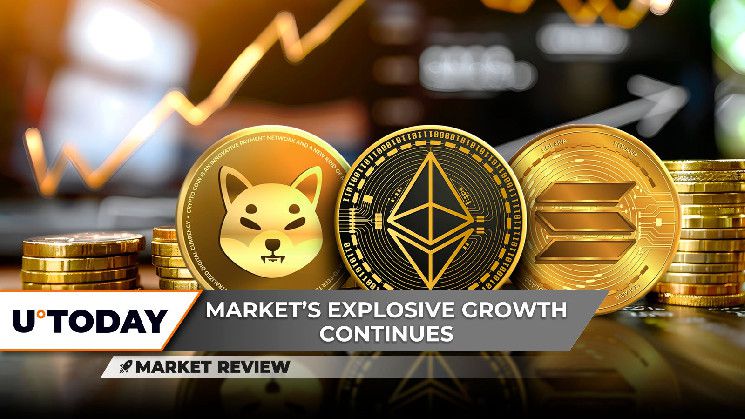 شيبا إينو (SHIB): هل يرتفع بنسبة 250% ليصل إلى ATH؟ هل سيثبت إيثريوم (ETH) فوق $3,000؟ سولانا (SOL) قد تواجه تصحيح سعري!