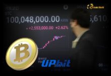 بيتكوين تتجاوز 100 مليون وون كوري على Upbit مع ارتفاع الطلب العالمي - اكتشف المزيد