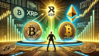 XRP يتحدى بيتكوين وإيثيريوم: مؤشرات رئيسية تسلط الضوء على المعركة من أجل حصة السوق