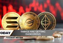 ستيلر (XLM) تحت المؤشر الرئيسي، هل انتهت موجة سولانا (SOL) الصاعدة؟ إيثريوم (ETH) على وشك إنهائها! اقرأ المزيد الآن