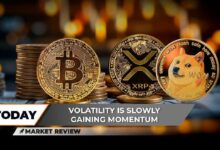 بيتكوين (BTC) ترتفع إلى 100,000 دولار: 3 مستويات محورية قادمة، هل يلحق XRP بالموجة الصاعدة؟ دوجكوين (DOGE) في موقف صعب للغاية