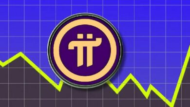 توقع سعر عملة Pi اليوم: الدببة تستهدف مستوى أقل من 1 دولار مع انخفاض Pi بنسبة 15%