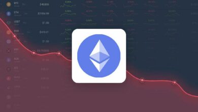 انخفض الإيثيريوم بنسبة 24.55% خلال الشهر الماضي ويتوقع انخفاضه إلى 1,856.17 دولار بحلول 25 مارس 2025 – تعرف على التفاصيل الآن!
